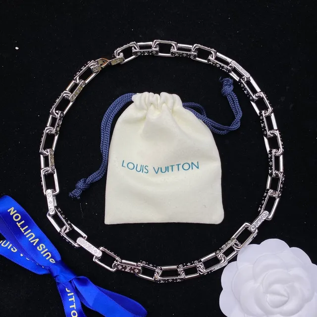 Louis Vuitton Engraved Monogram Floral Chain Bracelet 6