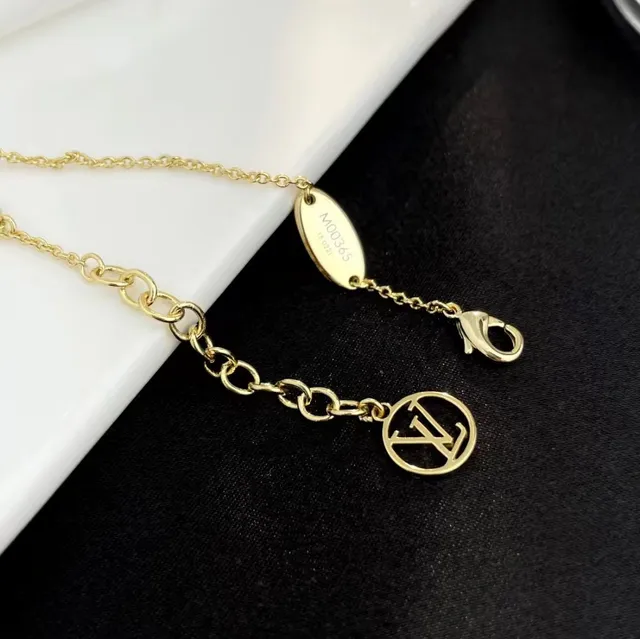 Louis Vuitton ফুল ব্রেসলেট গোল্ড-টোন চেইন ব্রেসলেট 2