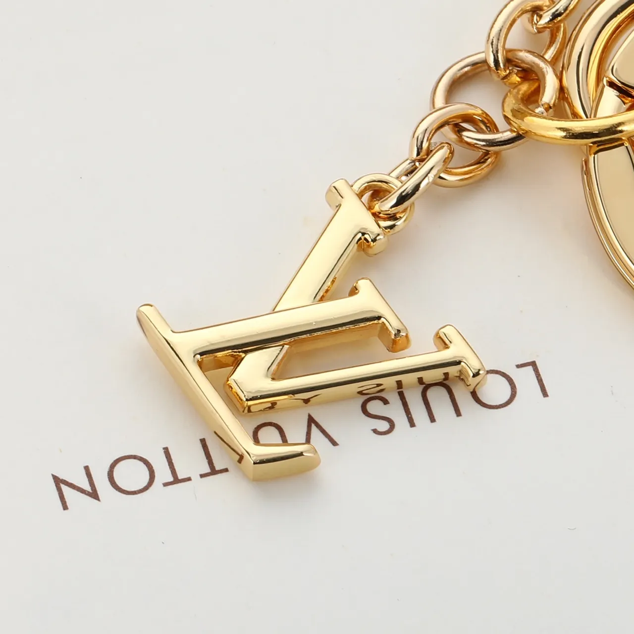 Louis Vuitton 金棕金属印花皮革手提袋 3