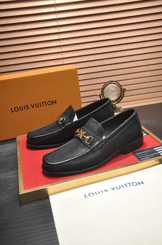 Louis Vuitton Horsebit 1955 Loafer Black Leather Loafers 4