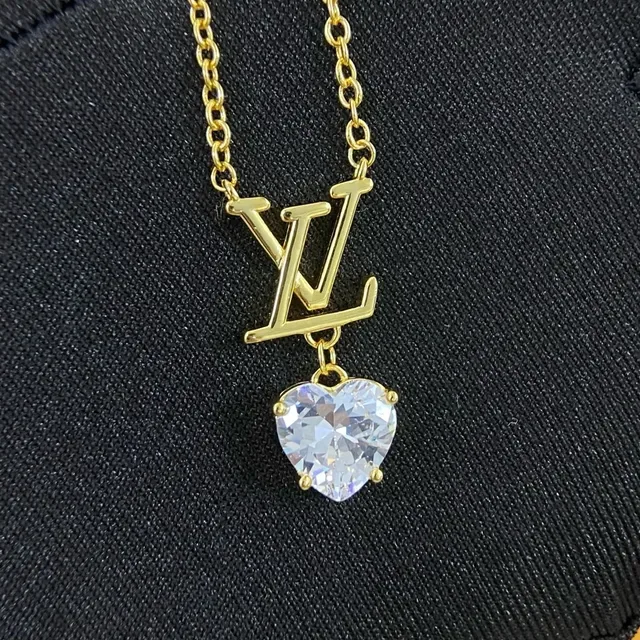 Louis Vuitton LV Monogram Heart Pendant Necklace 2