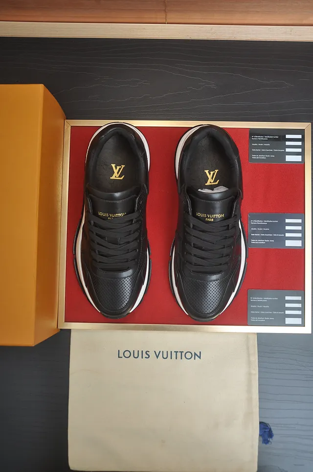 Louis Vuitton LV Trainer Black and White Lifestyle Sneakers 5