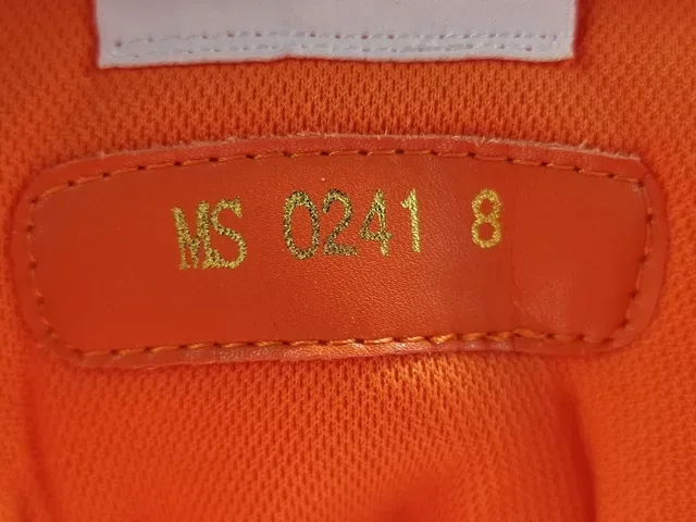 Louis Vuitton LV Trainer Zapatillas Lifestyle Naranja y Blanco Low-Top de Capas Textil-Cuero-Malla 15