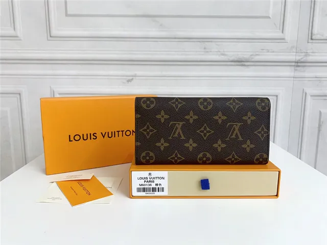 Louis Vuitton Monogram Canvas Envelope Flap Long Wallet 9