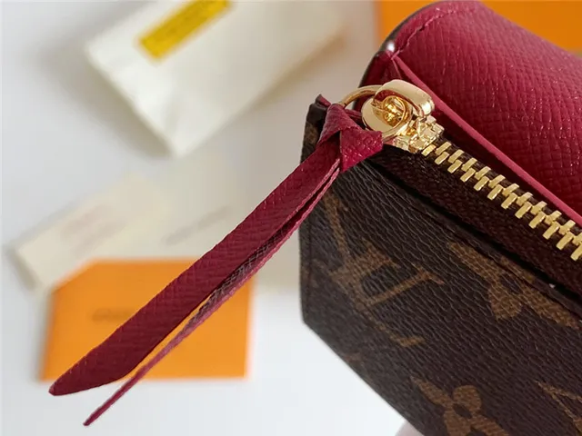 Louis Vuitton Monogram toile flap snap portefeuille court 3