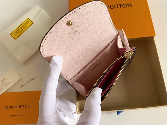 Louis Vuitton Monogram toile flap snap portefeuille court 8