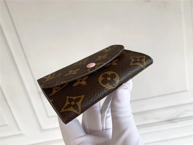 Louis Vuitton Monogram toile flap snap portefeuille court 10