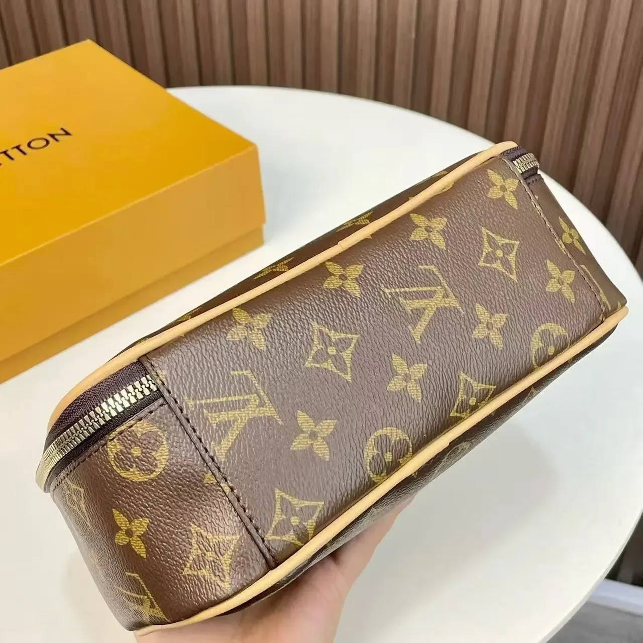 Louis Vuitton Monogram Canvas Structured Top Handle Boston Bag 3