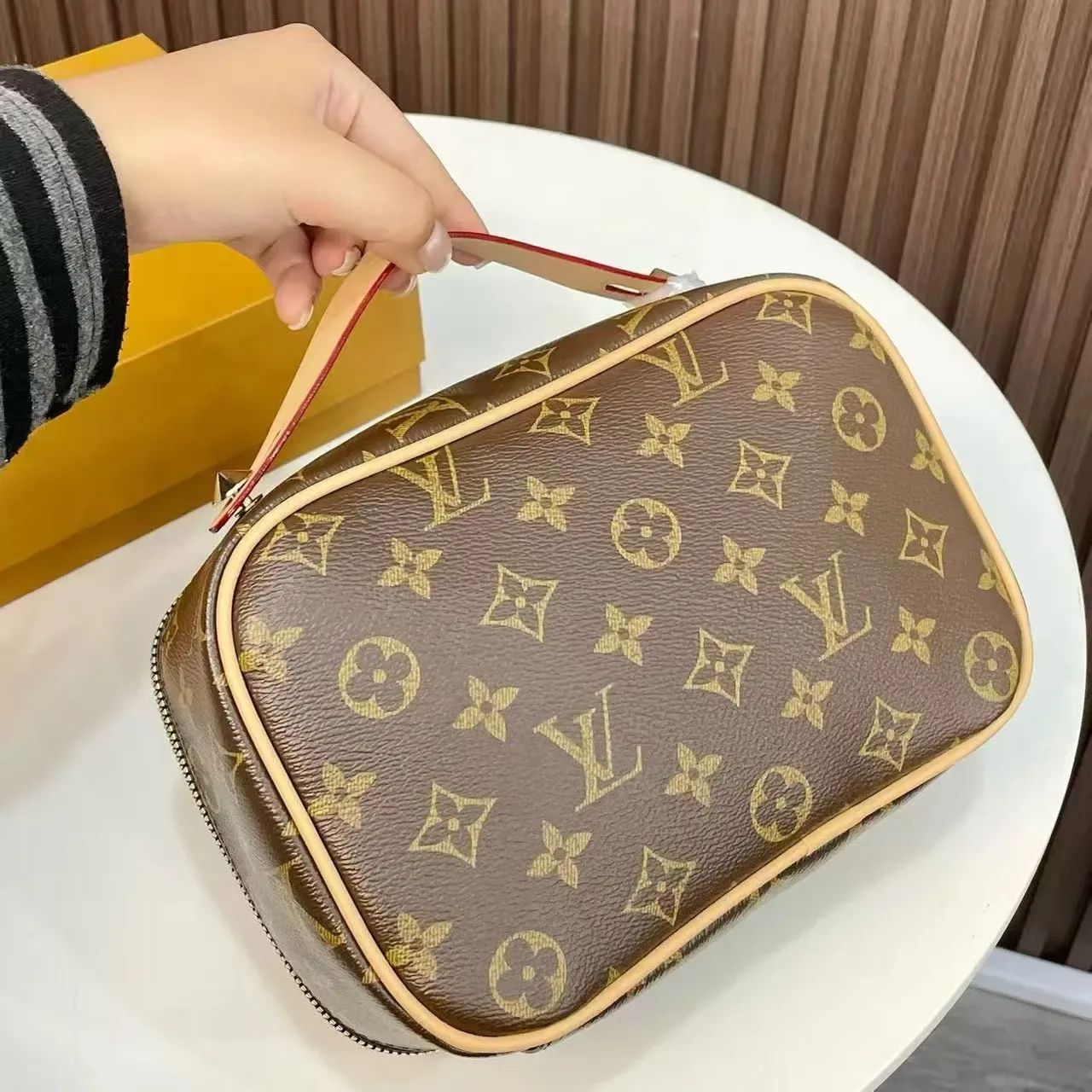 Louis Vuitton Monogram Canvas Structured Top Handle Boston Bag 9