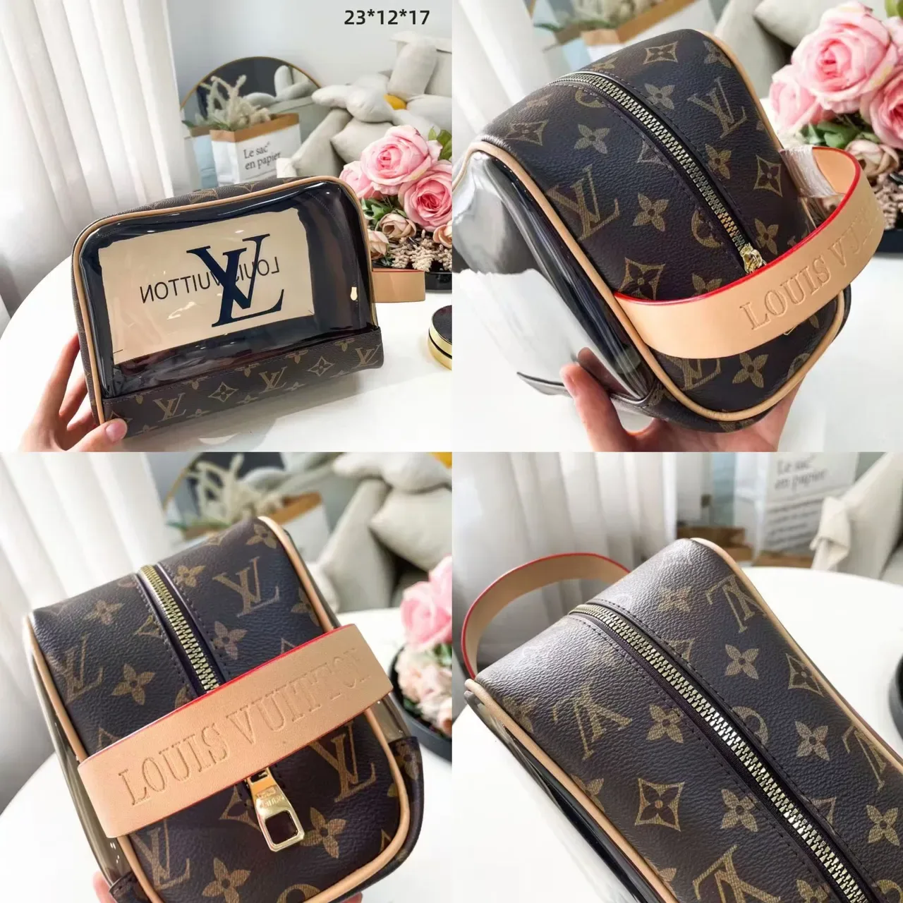 Louis Vuitton Monogram Canvas Structured Top Handle Boston Bag 16