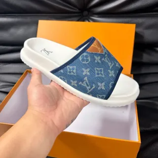 Louis Vuitton Monogram Denim Blue Zapatilla