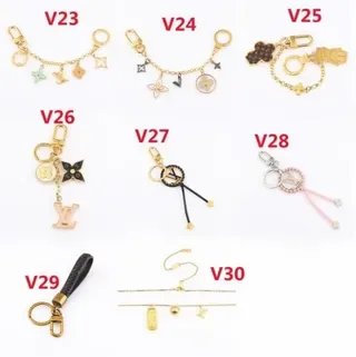 Louis Vuitton Monogram Flower Charm Keychain Brooches 6