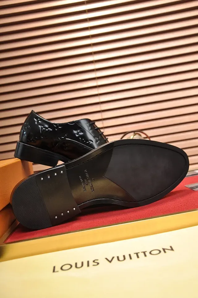 Louis Vuitton Monogram Patent Leather Oxford Shoes 3