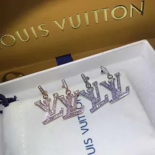 Brincos Louis Vuitton Monogram Pavé de Cristal