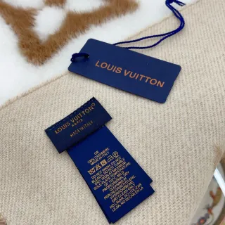 Cachecol Louis Vuitton Monogram em cachemira tecido