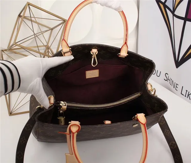 Louis Vuitton Neverfull 印花帆布棕色手提袋 2