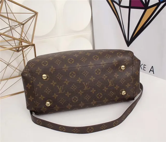 Louis Vuitton Neverfull 印花帆布棕色手提袋 5