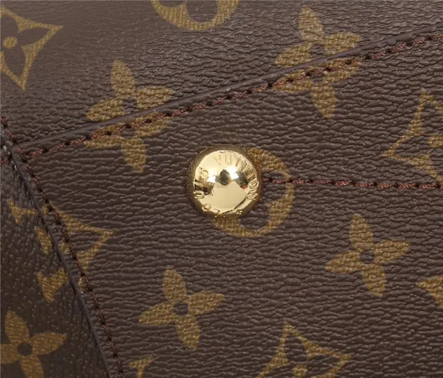Louis Vuitton Neverfull 印花帆布棕色手提袋 6