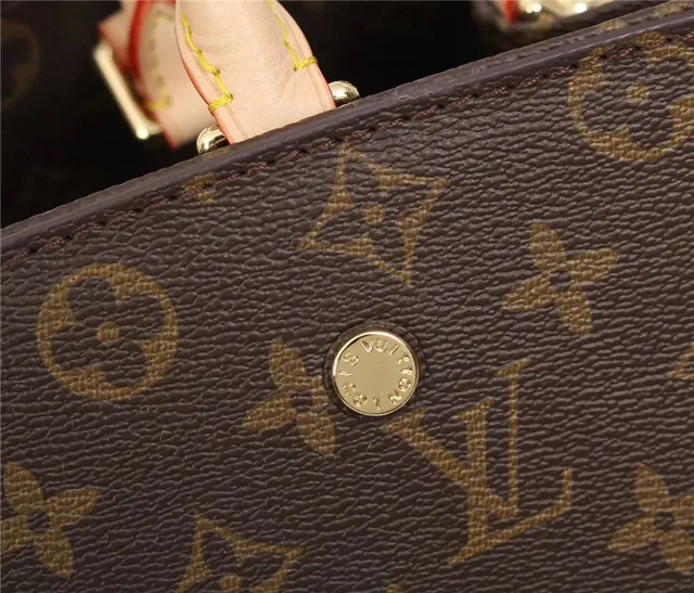 Louis Vuitton Neverfull 印花帆布棕色手提袋 7