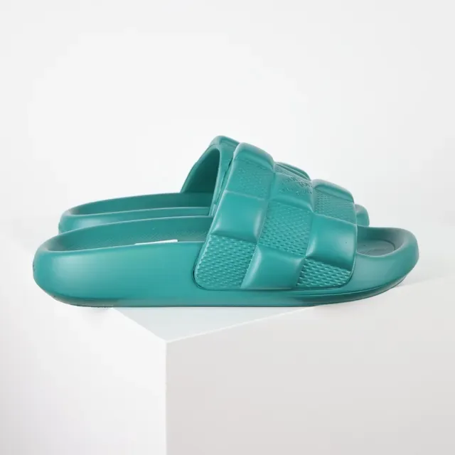 लुई विटन Pool Slide Teal क्विल्टेड स्ट्रैप स्लिपर 3