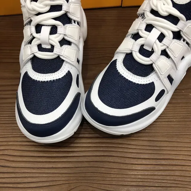 Louis Vuitton Run Away Navy and White sneakers lifestyle 3