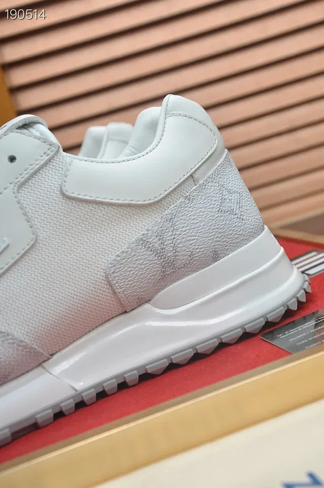 Louis Vuitton Run Away White Textile Lifestyle Sneakers 4