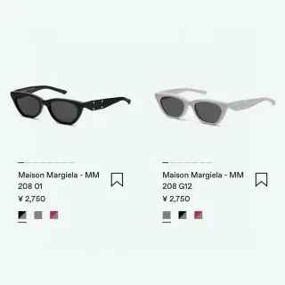 Maison Margiela MM6 Angular Cat-Eye Perforated Temple Sunglasses