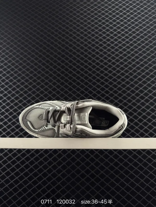 New Balance 1200 Cinza Branco Retro Runner Silhueta Camada de Malha e Sintético Superior Tênis Lifestyle 4