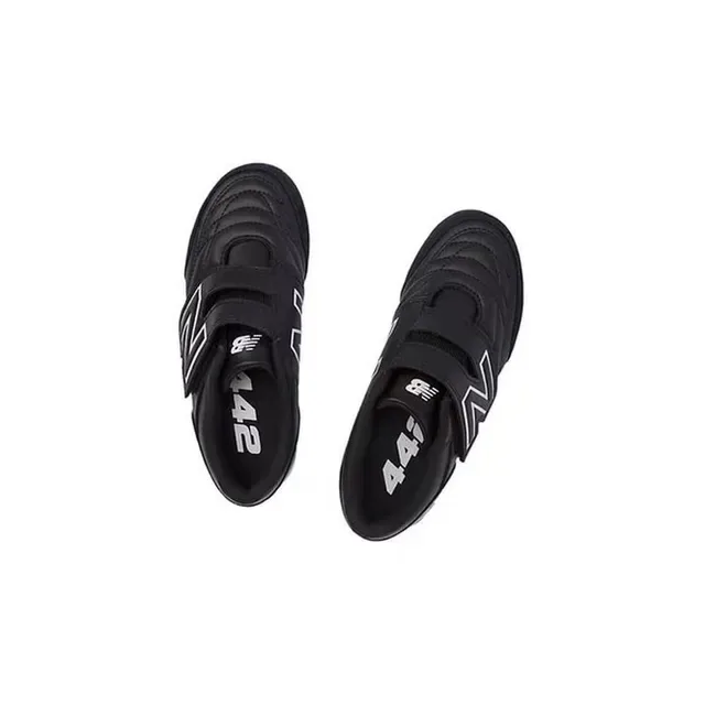 New Balance 442 White Black Low-Top Velcro Strap Closure Turf Soccer Shoes 5