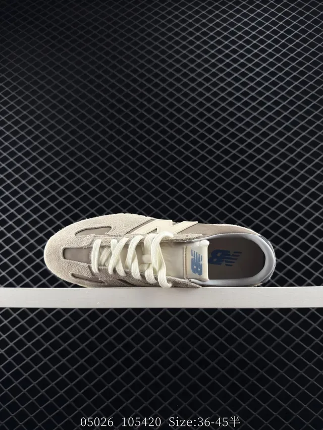 New Balance 471 Beige Suede-Fabric Retro Lifestyle Sneakers 6