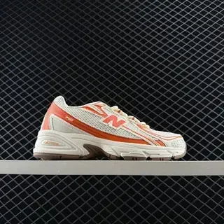 New Balance 740 সাদা এবং কমলা মেশ লাইফস্টাইল স্নিকার্স