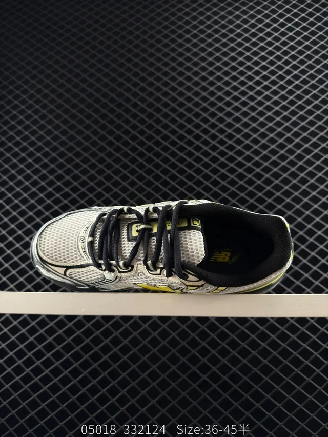 New Balance 820RB Gray Black Yellow Chunky Sneakers 5