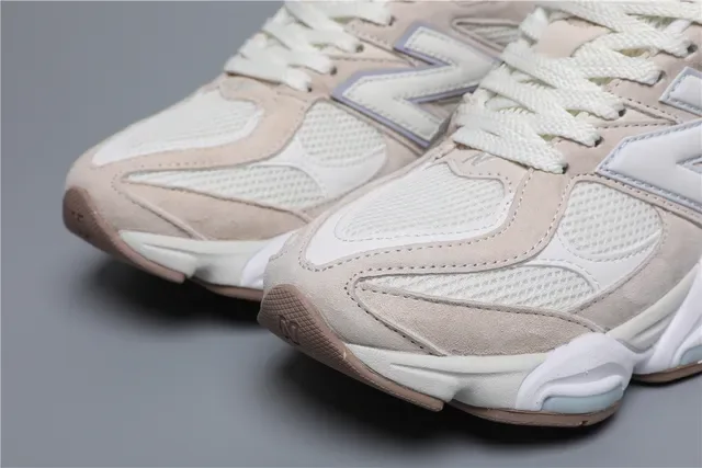 New Balance 9060 bege e azul claro tênis lifestyle 4