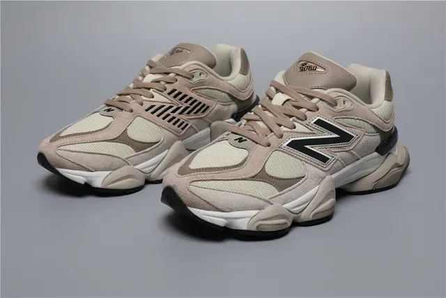 New Balance 9060 Bege Tênis Lifestyle de Camurça e Malha em Camadas 5