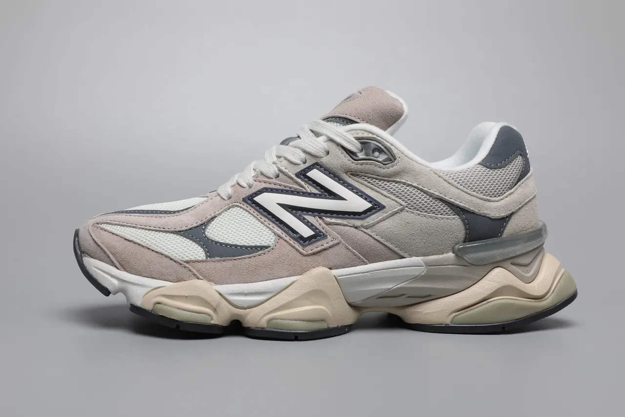 New Balance 9060 Beige Navy Lifestyle Sneakers 9