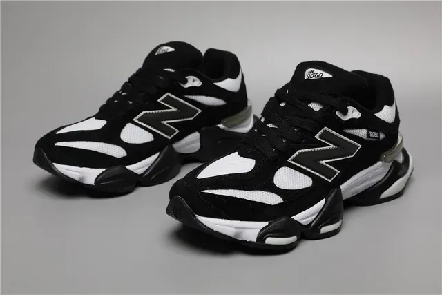 New Balance 9060 حذاء أسلوب حياة أسود وأبيض 5