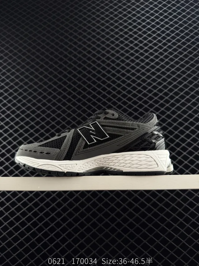 New Balance 9060 Black White Red Chunky Sneakers 3