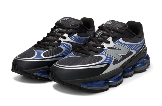 New Balance 9060 أسود أبيض فضي أزرق Pod حذاء أسلوب الحياة الرياضي 3