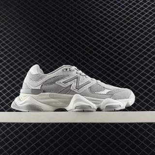 New Balance 9060 Gris Maille et Haut Mat Sneakers Chunky