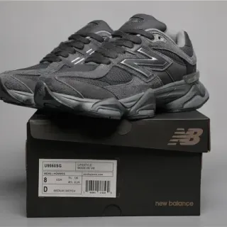 New Balance 9060 ধূসর একরঙা লাইফস্টাইল স্নিকার