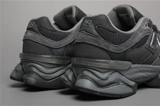 New Balance 9060 Gray Monochrome Lifestyle Sneakers 2
