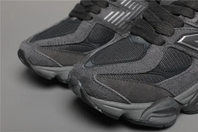 New Balance 9060 Gray Monochrome Lifestyle Sneakers 4