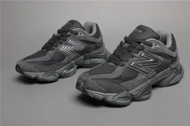 New Balance 9060 Gray Monochrome Lifestyle Sneakers 5