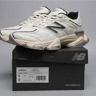 New Balance 9060 Off-White এবং ব্ল্যাক লাইফস্টাইল স্নিকার্স