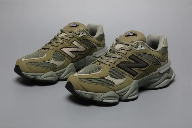 New Balance 9060 Olive Khaki Lifestyle Sneakers 5