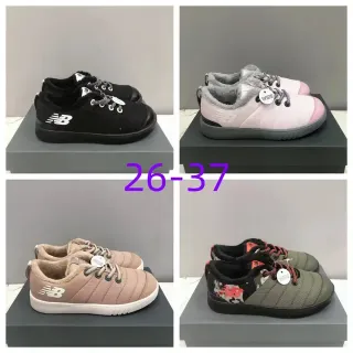 New Balance 黑白绗缝鞋面保暖内衬领生活方式运动鞋