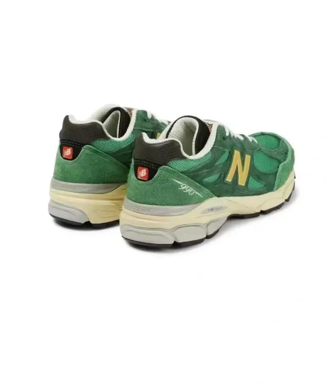 New Balance أخضر أصفر شبكة و سويد أبو علو ENCAP وسط الكعب حذاء أسلوب حياة 6