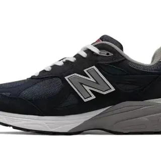 New Balance 海军灰 网布和麂皮上层 分层泡沫中底 生活方式运动鞋