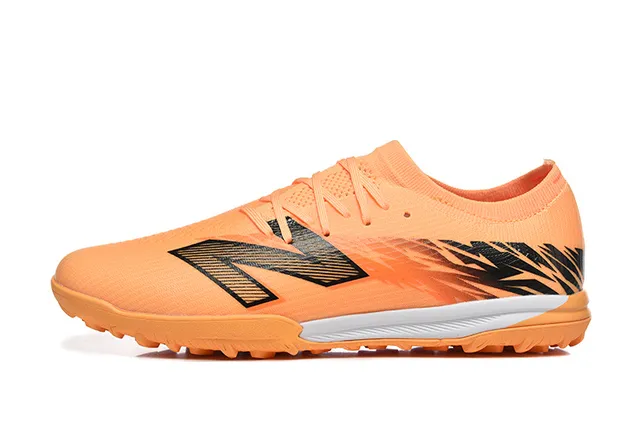 New Balance Orange Noir Knit Upper Outsole Turf Chaussures de football 10