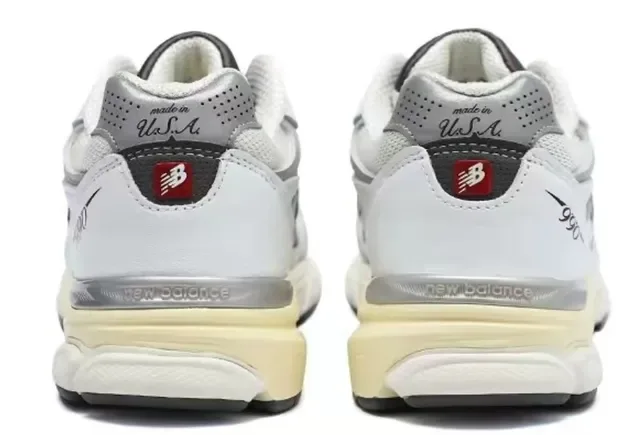 New Balance White Gray Mesh-and-Synthetic Upper ENCAP Midsole Lifestyle Sneakers 3